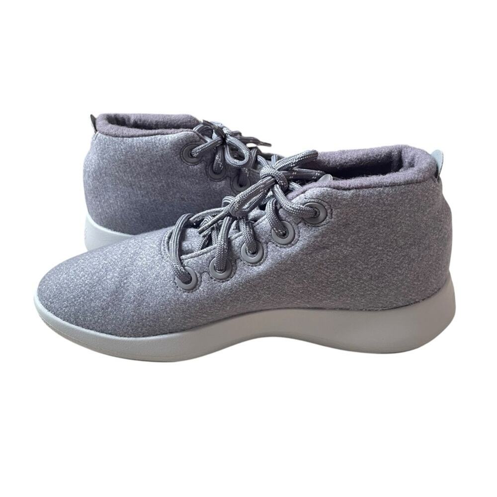 Allbirds Runner‎ Up Wool Mizzle Gray Sneakers NIB Size 9 - Picture 5 of 13